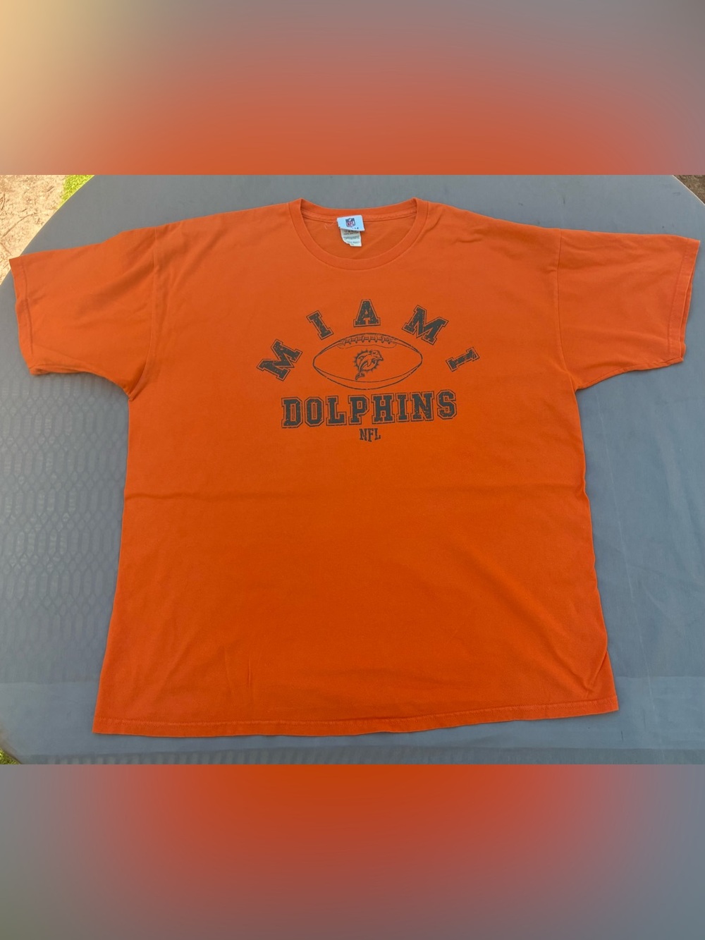 NFL Orange Team Apparel Crewneck T-Shirt